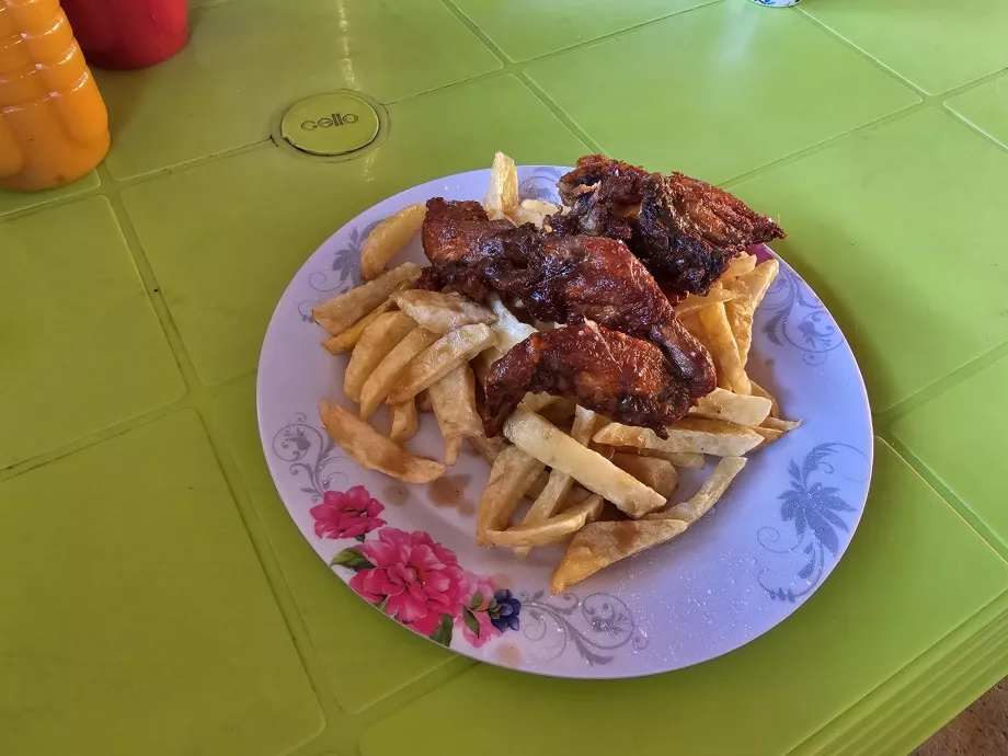 Middagen min på Jambiani