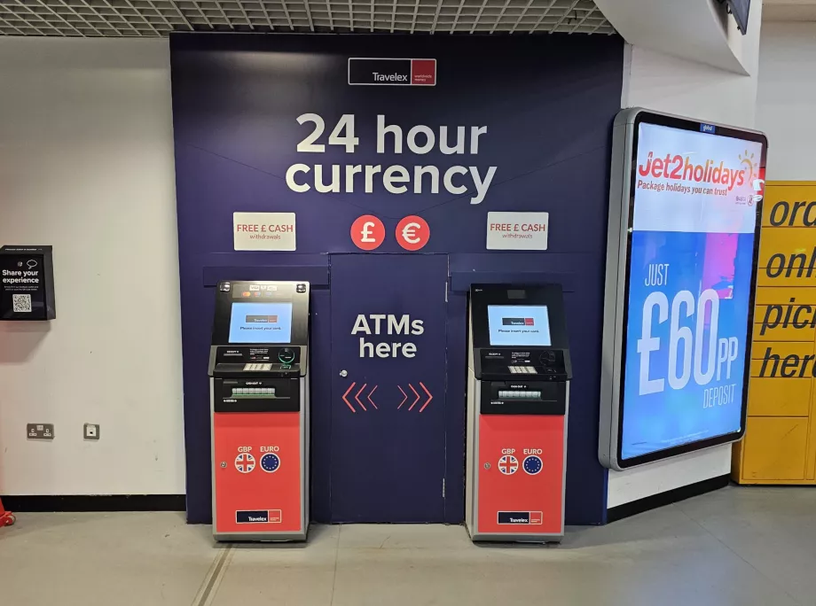 Travelex-minibanker med ugunstige vilkår for uttak