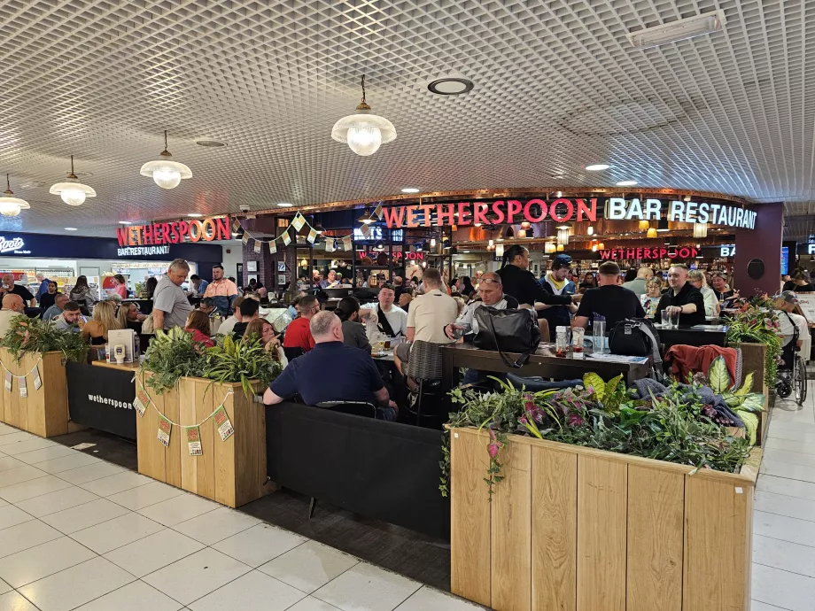 Restauranter i transittområdet
