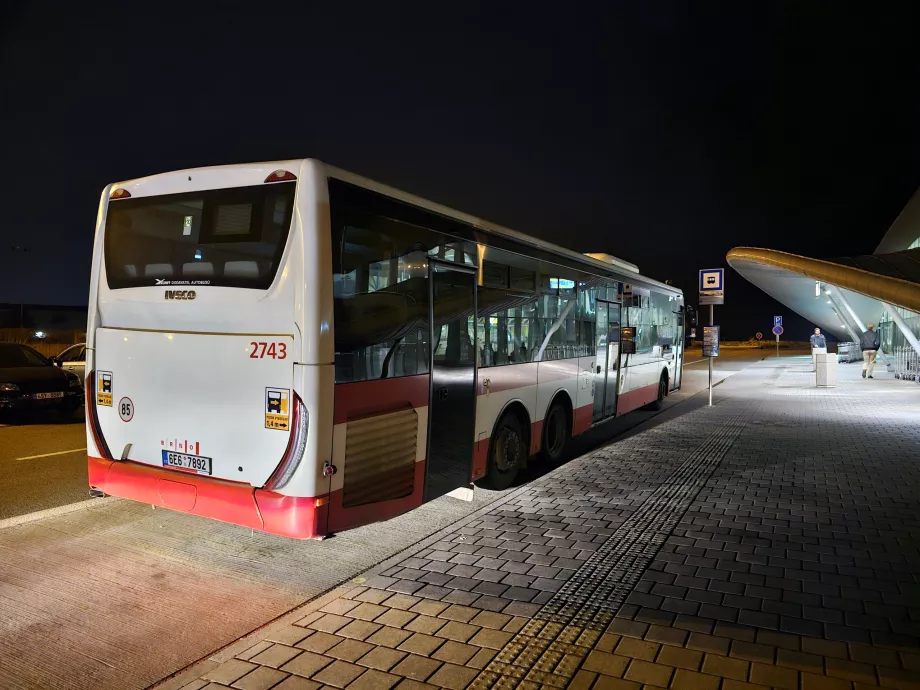 Bussholdeplass foran terminalen