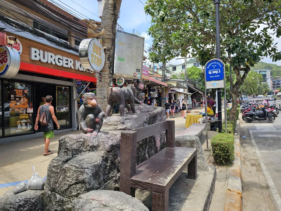 Bussholdeplass til Ao Nang flyplass