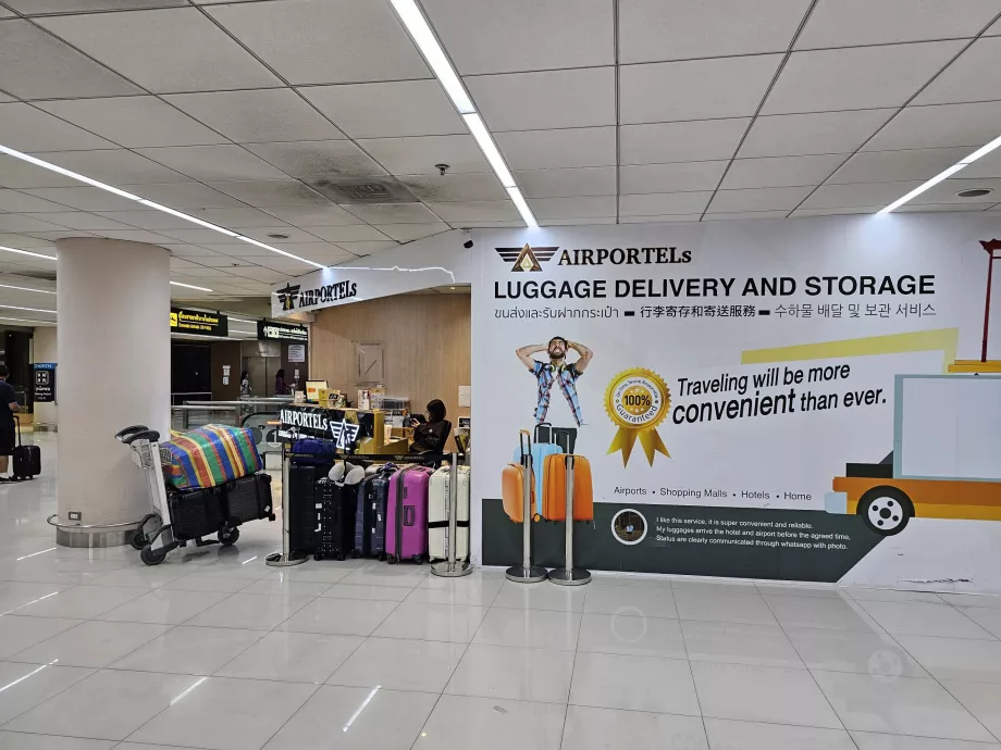 Bagasjeoppbevaring, DMK lufthavn