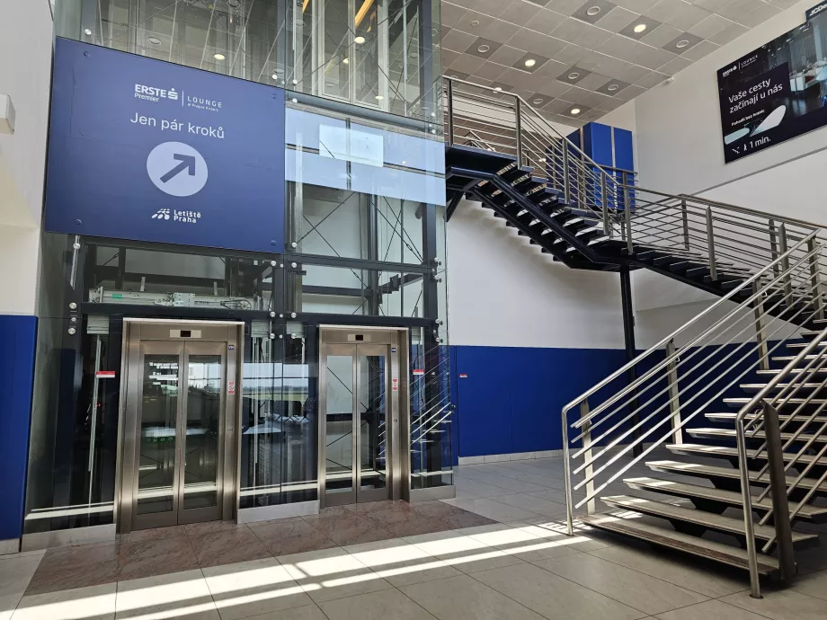 Plasseringen av loungen ved D-gatene i terminal 2