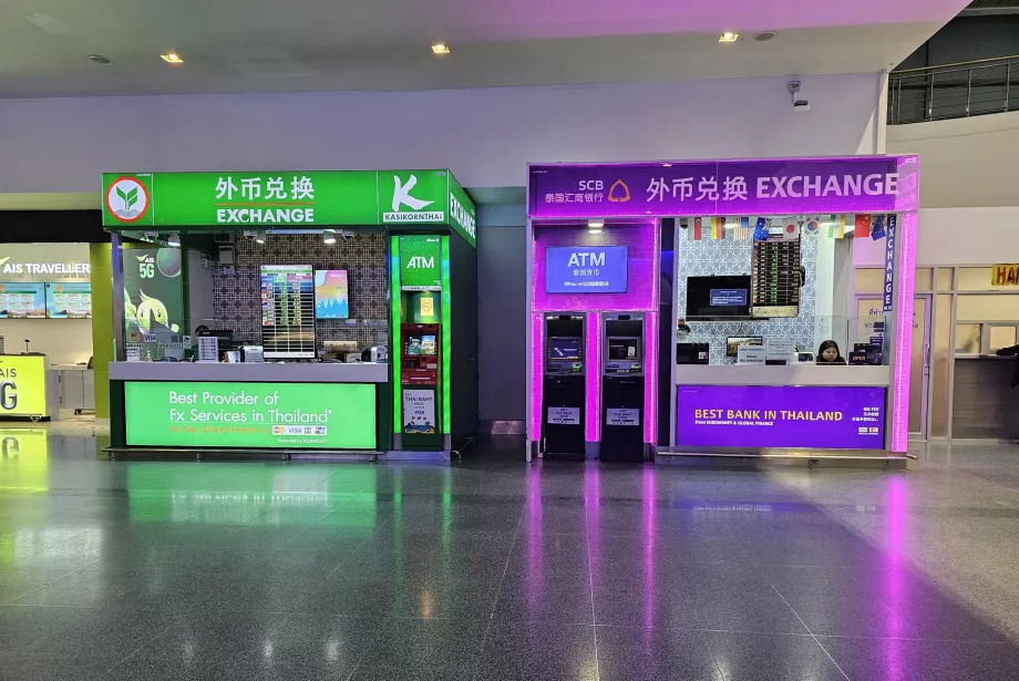 Valutaveksling, Phuket lufthavn
