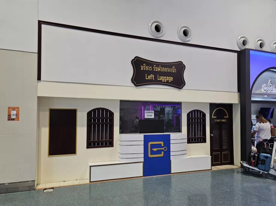 Bagasjeoppbevaring, Phuket lufthavn