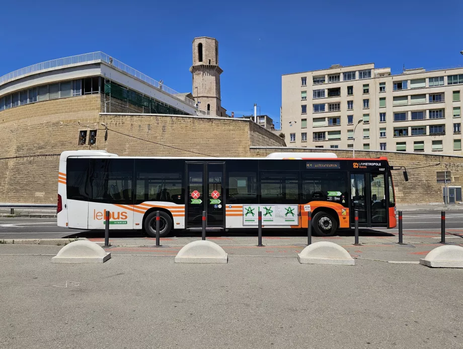 Offentlig buss i Marseille