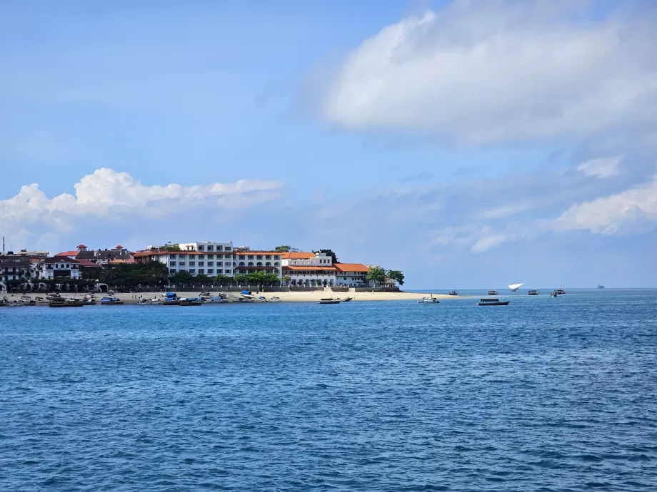Utsikt under cruiset fra Zanzibar til Dar es Salaam