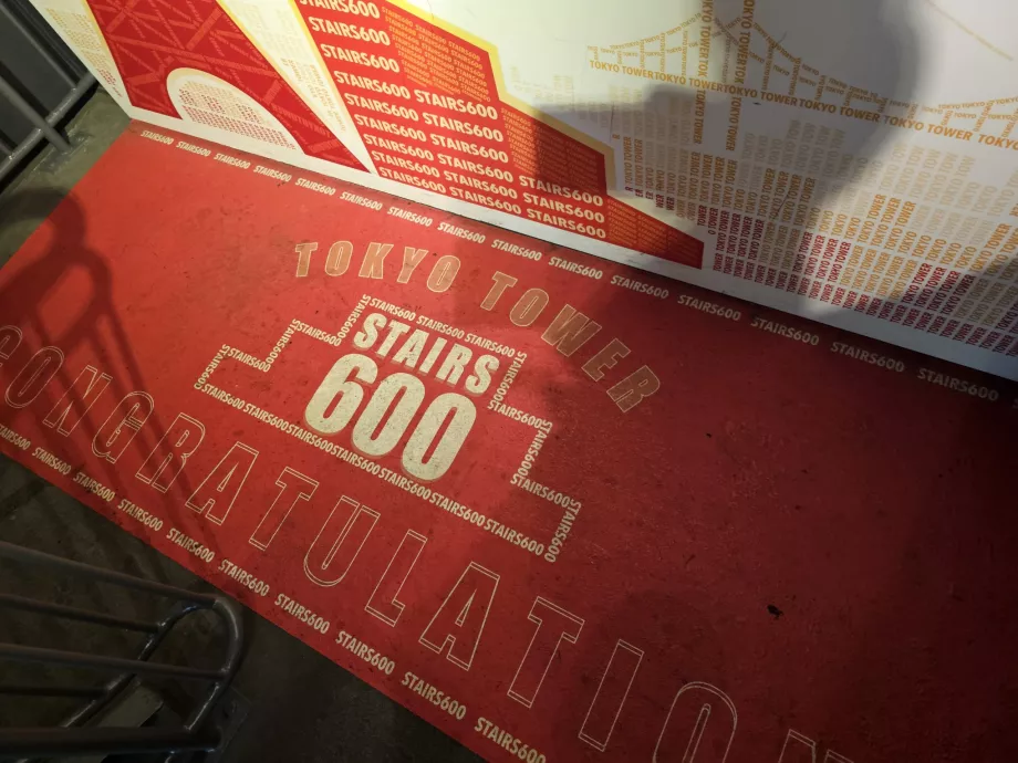 Gå opp trappen, 600. trinn