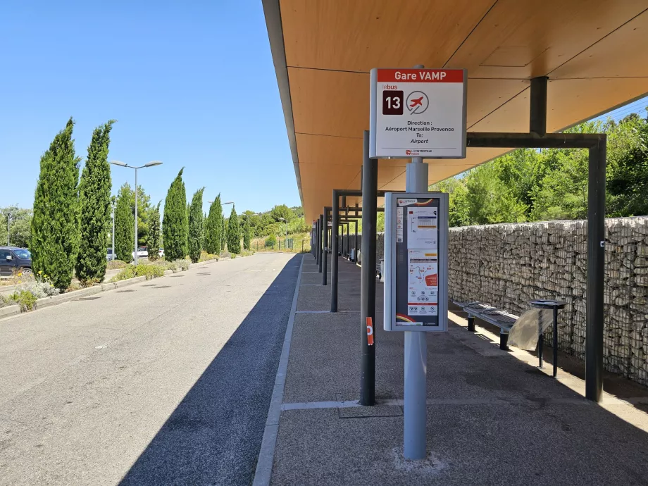 Bussholdeplass til flyplassen