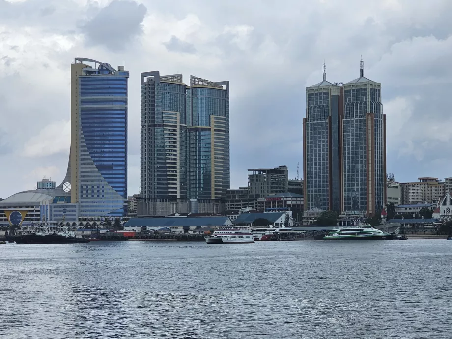 Det moderne sentrum av Dar es Salaam