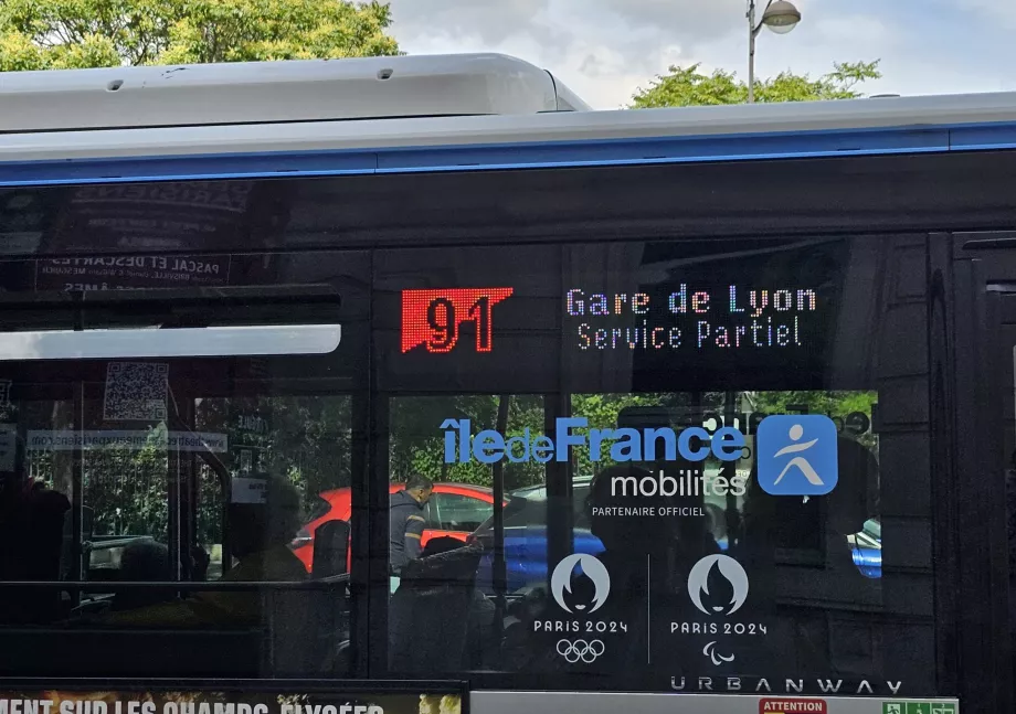 Betegnelse på en linje som bare går en del av traseen