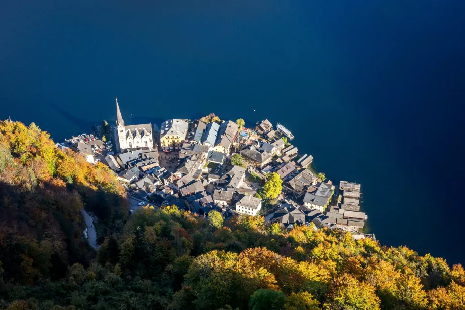 Hallstatt sett fra Skywalk