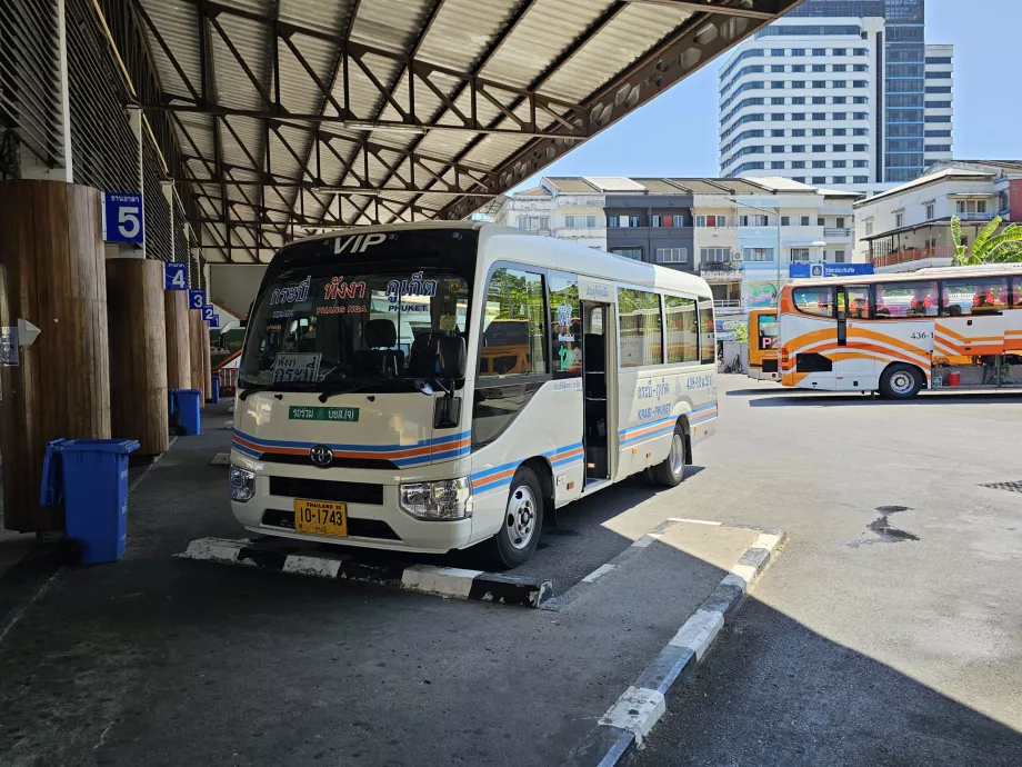 Buss til Krabi fra bussterminal 1, Phuket by