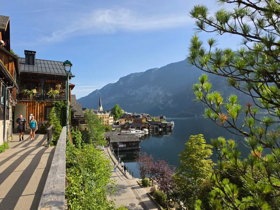 Utsikt over Hallstatt fra Hallberg Street
