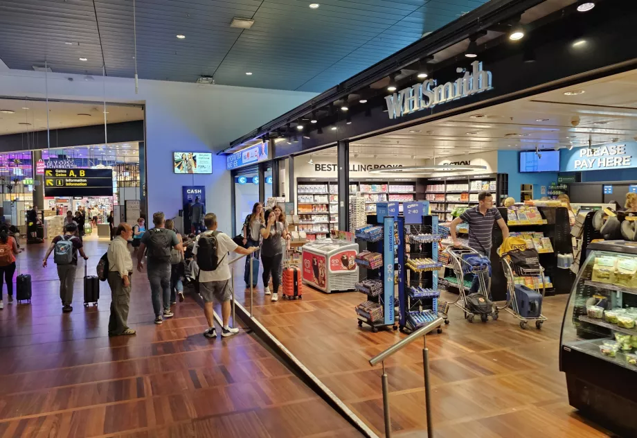 WHSmith i transittområdet