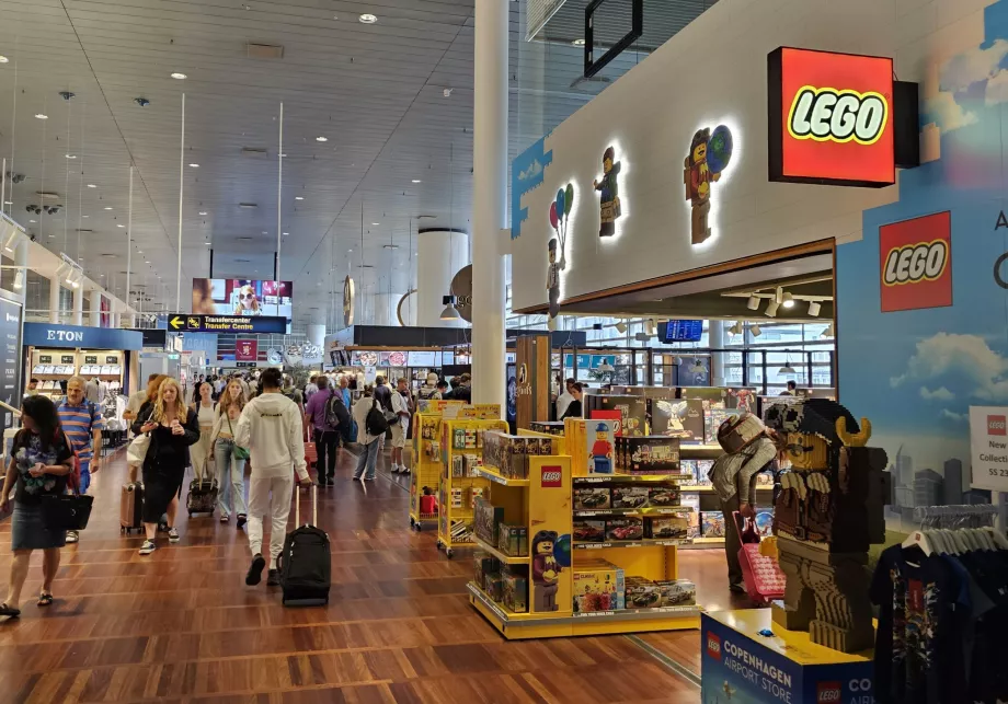 Butikker i transittområdet