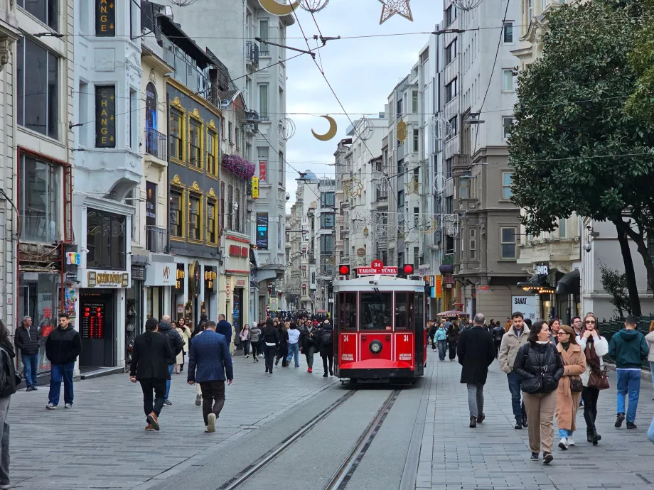 Historiske Taksim - Tünel-trikken