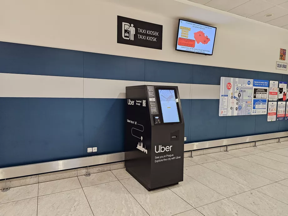 Kiosk for bestilling av UBER