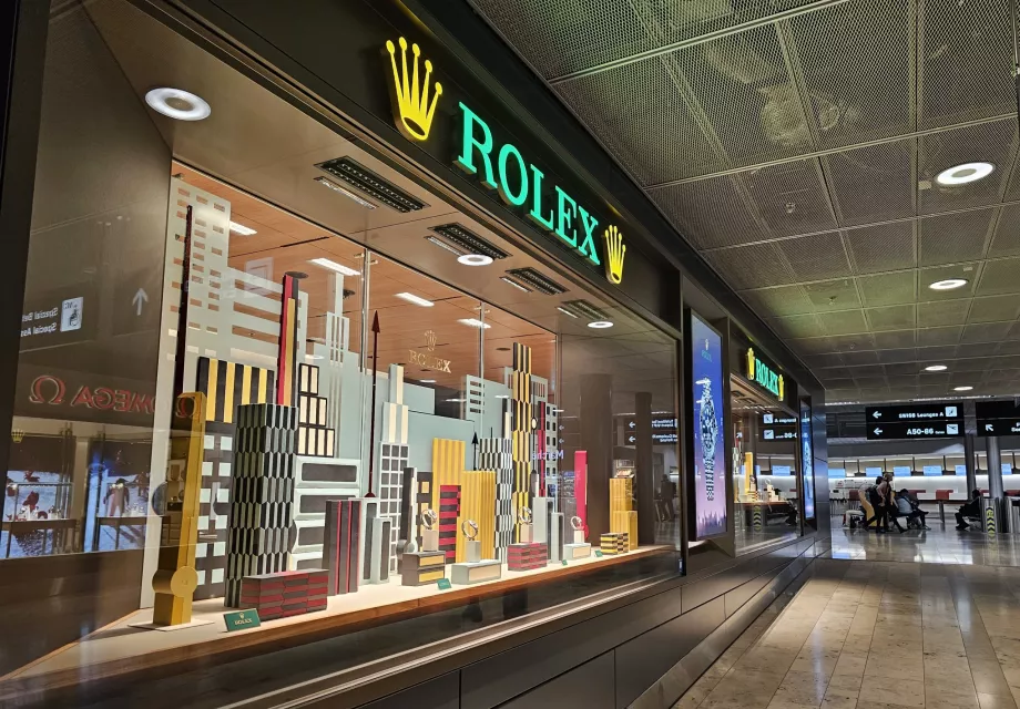 Butikker, Rolex (transittområde)