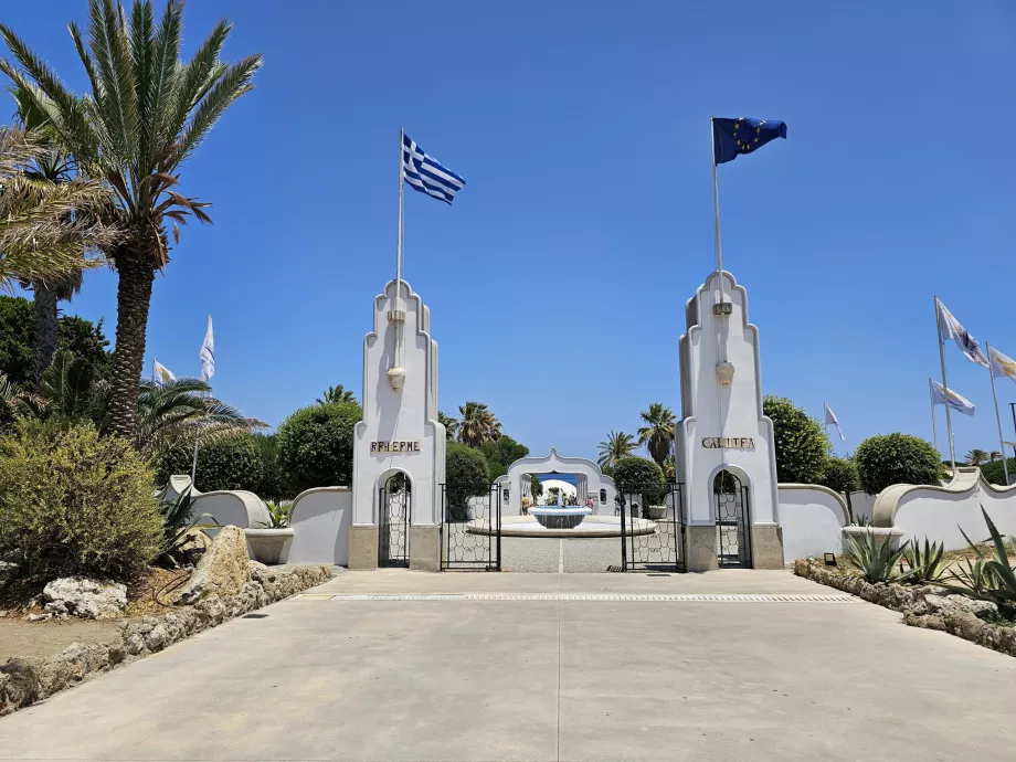 Inngangen til Kallithea-kildene