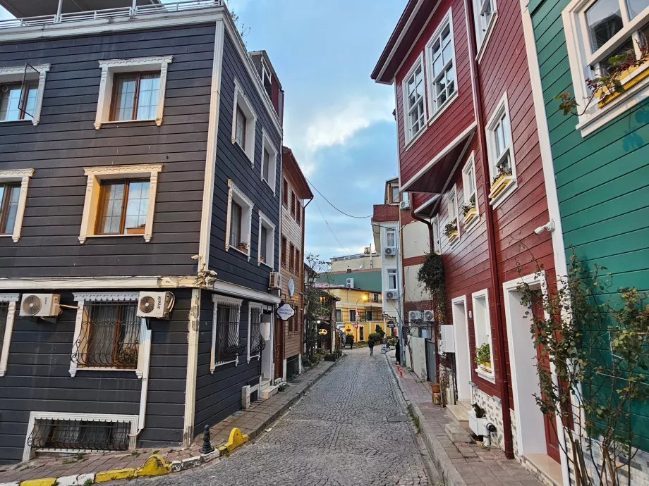 Gatene i Sultanahmet-distriktet