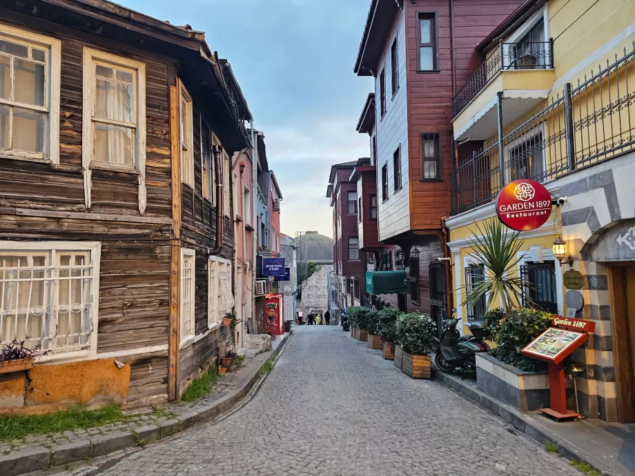 Gatene i Sultanahmet-distriktet