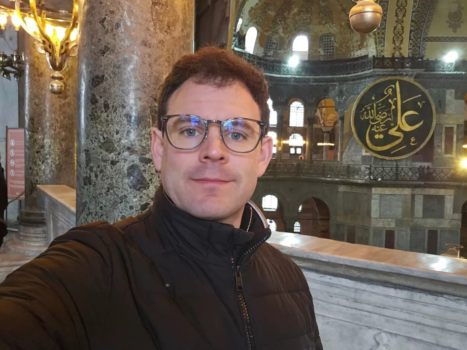 Meg i Hagia Sofia-moskeen