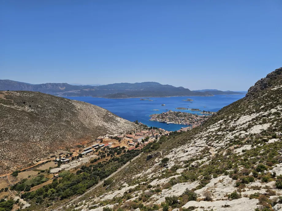 Utsikt fra Paleokastro festning