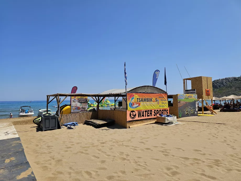 Vannsport, Tsambika-stranden