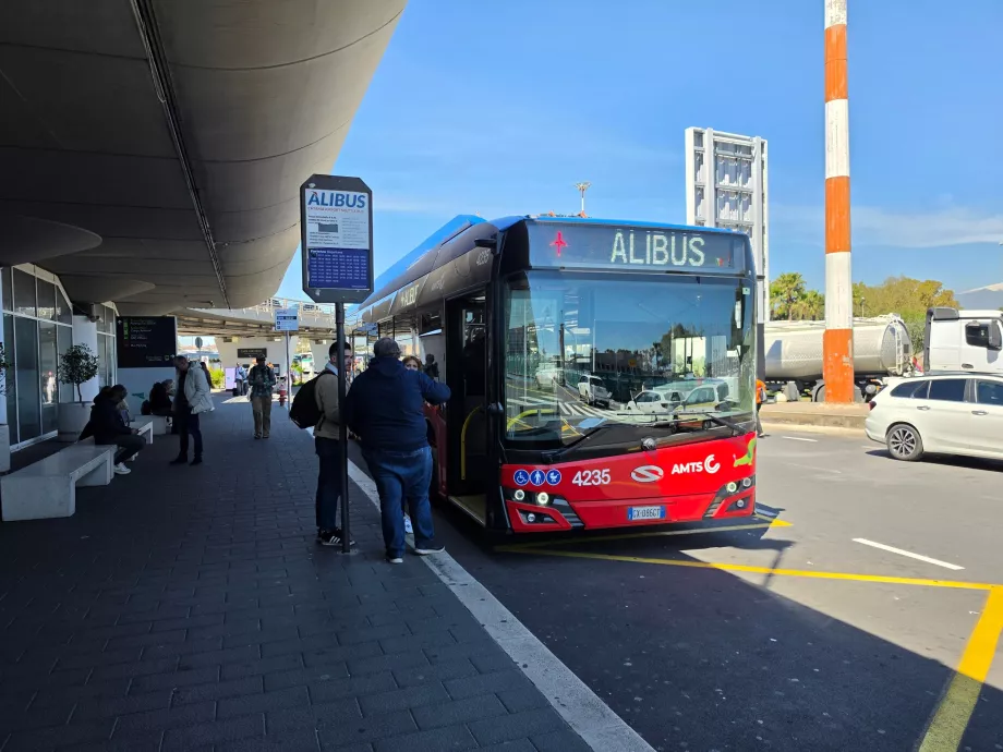 Alibus til Catania sentrum
