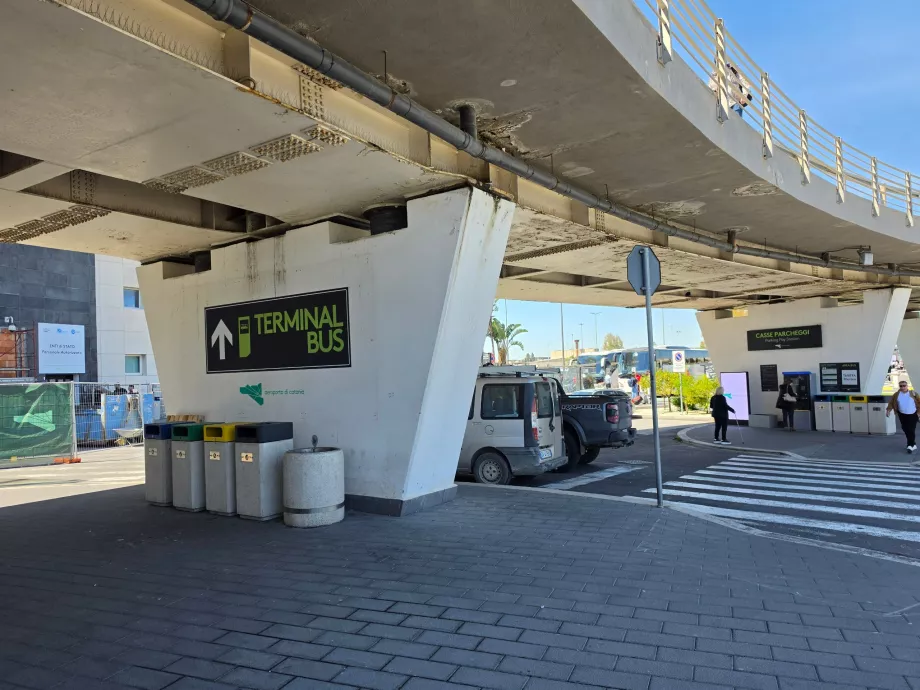 Veien til bussterminalen