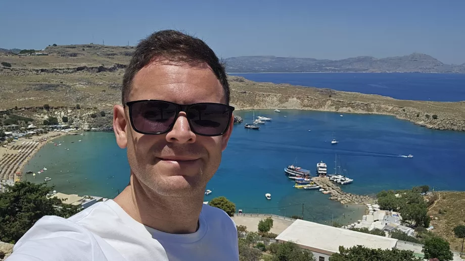 Kristoffer, Akropolis i Lindos