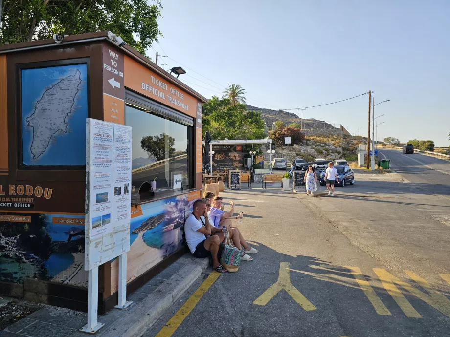 Salg av bussbilletter, Lindos