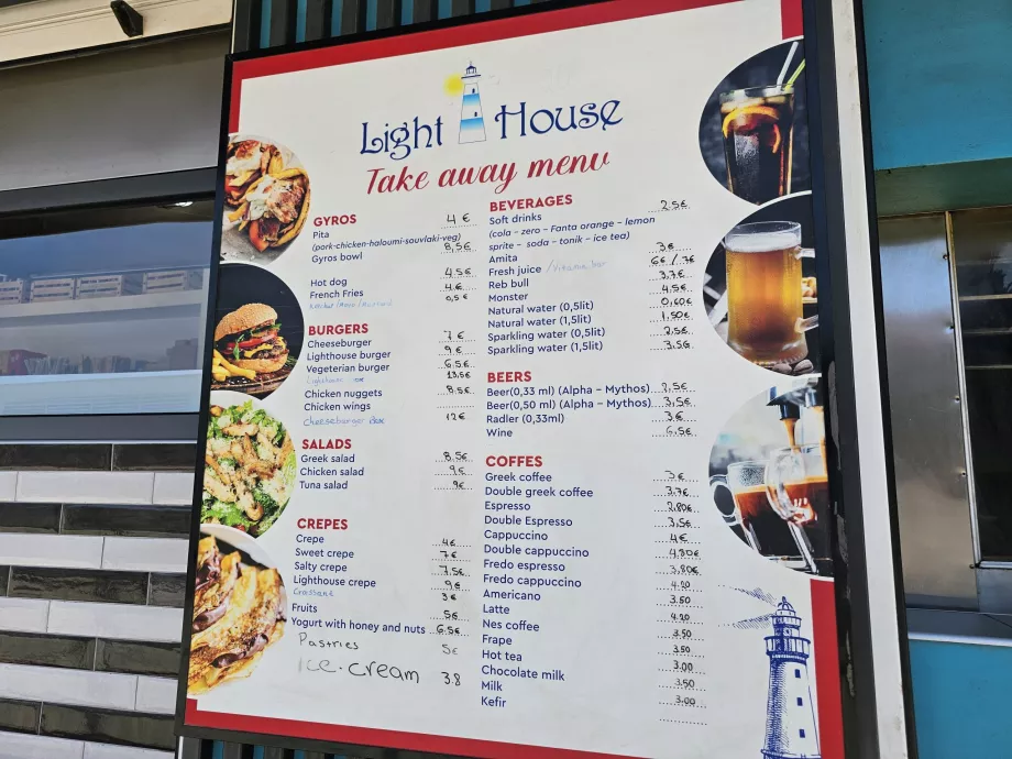 Matvarepriser på Prasonisi