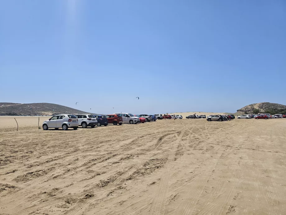 Prasonisi parkeringsplass