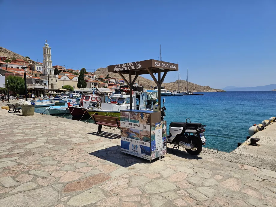 Utfluktstilbud, havnen i Chalki
