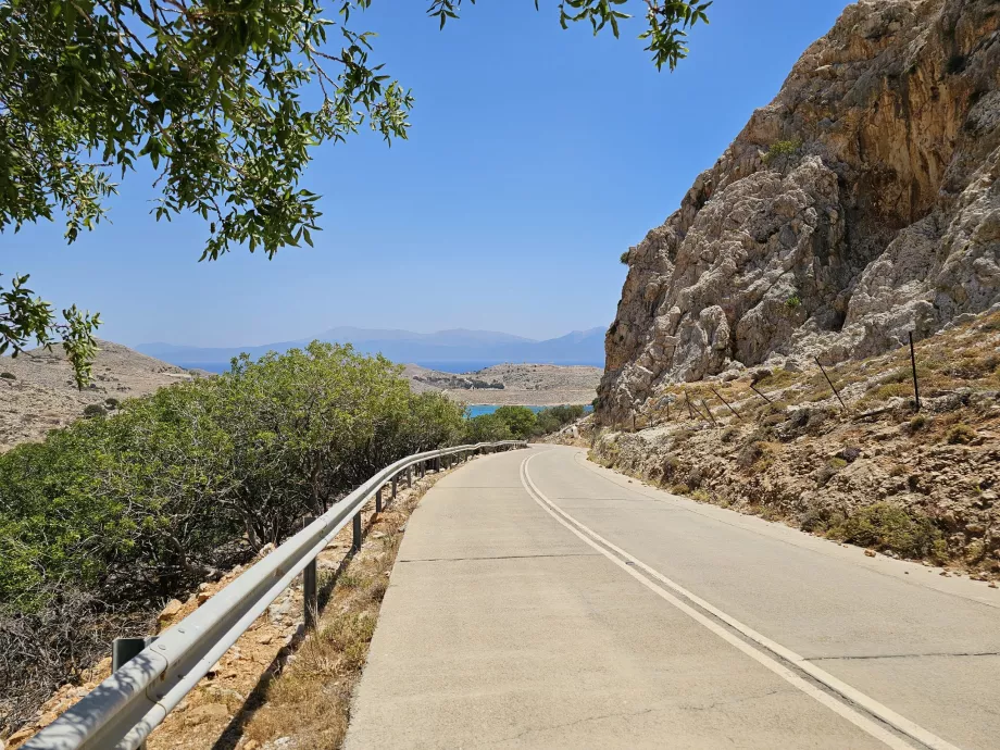 Veien til det indre av øya