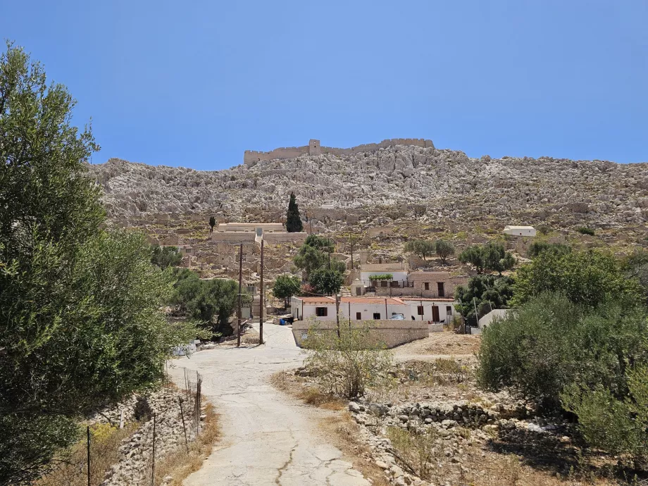 Chorio landsby under Chalki slott