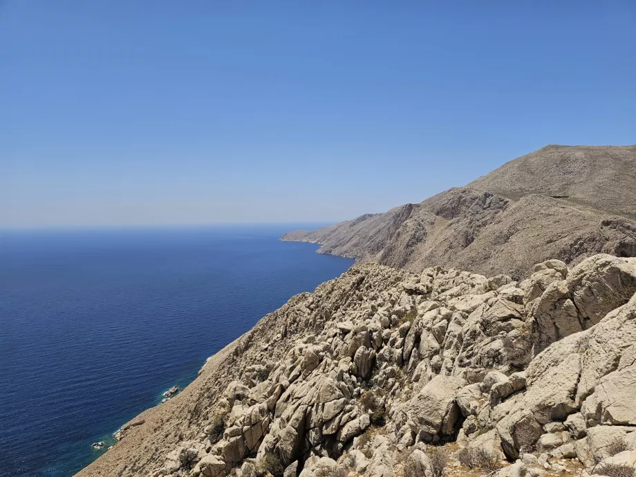 Utsikt fra Chalki slott