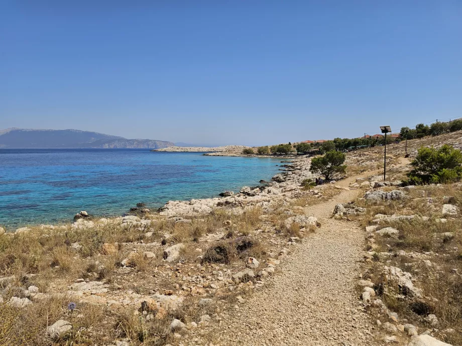 Veien til Ftenagia-stranden