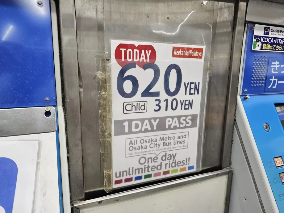 Pris for en dagsbillett i helgen