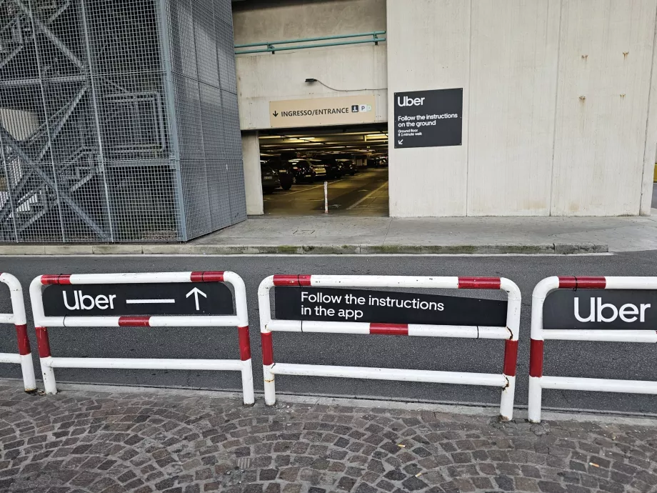 Veibeskrivelse til Uber-hentepunktet