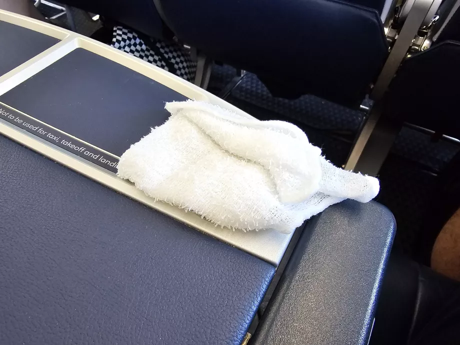 Oppfriskende håndkle