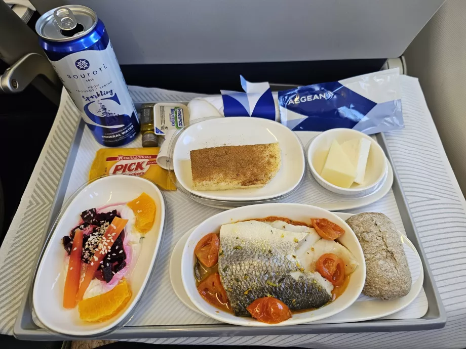 Mat på business class