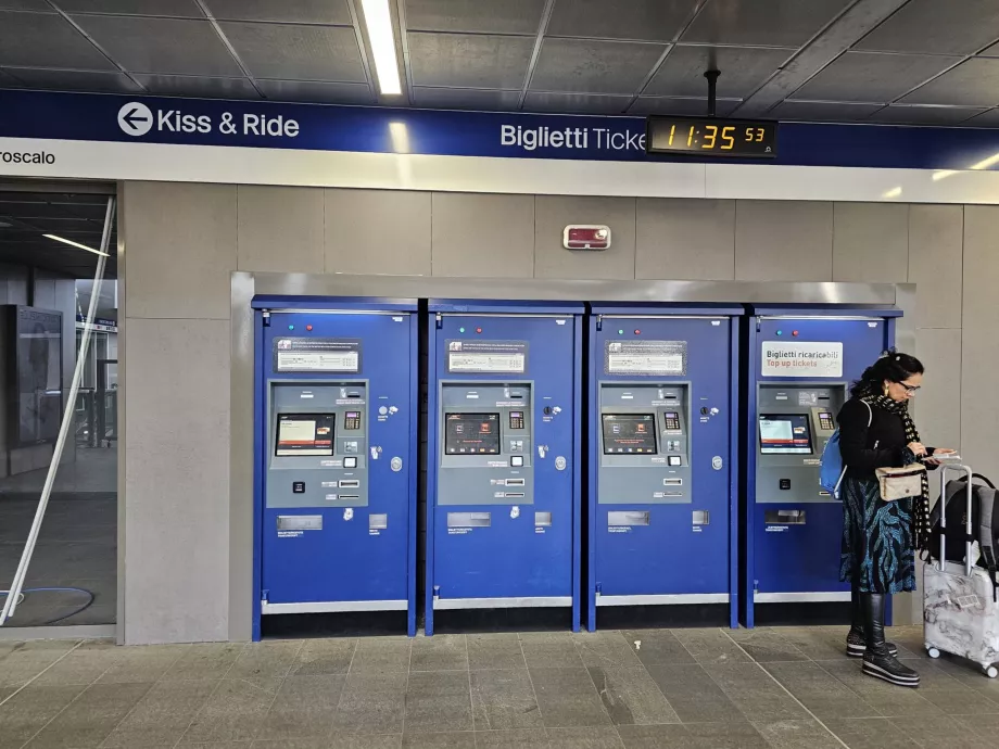 Billettautomater for offentlig transport
