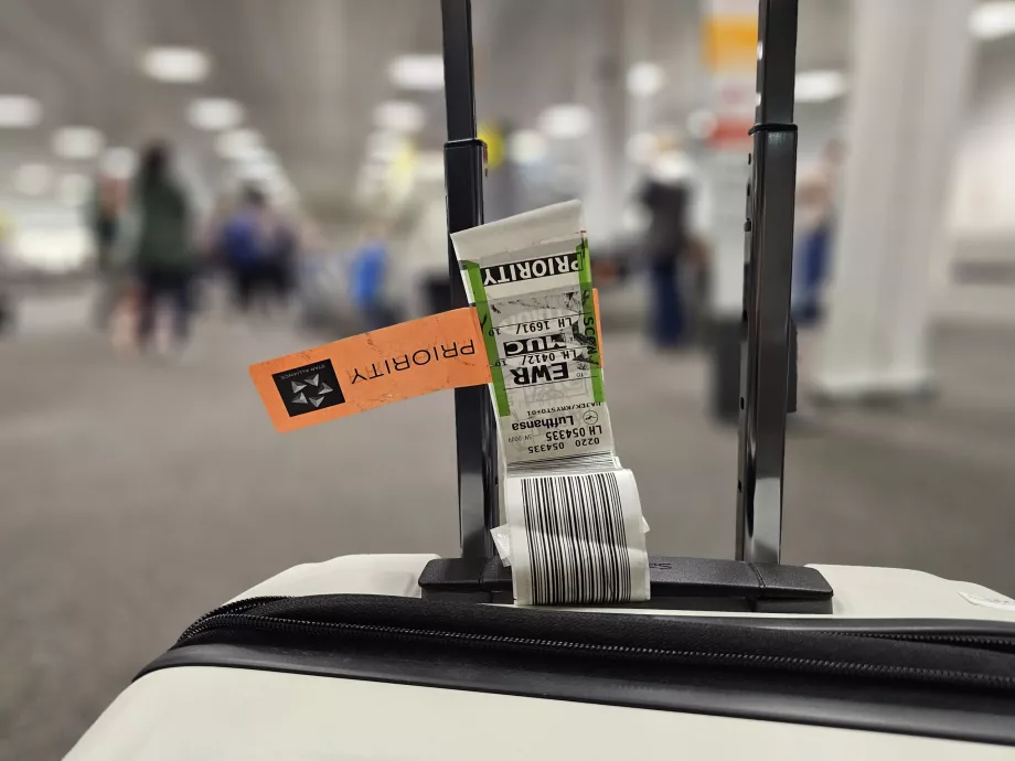 Prioritert bagasjelapp