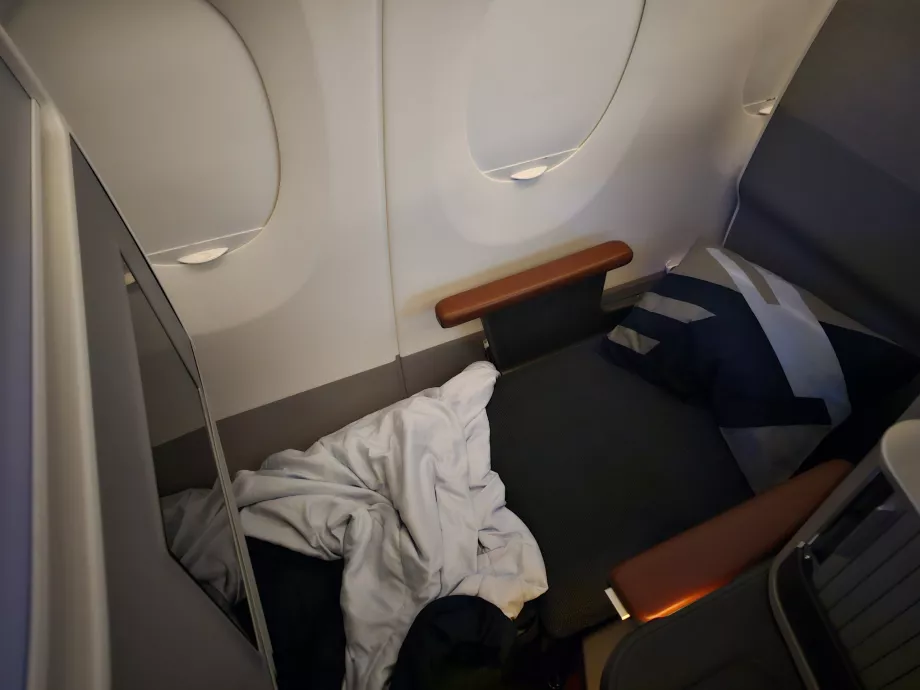 Sofa foldet ut til en seng