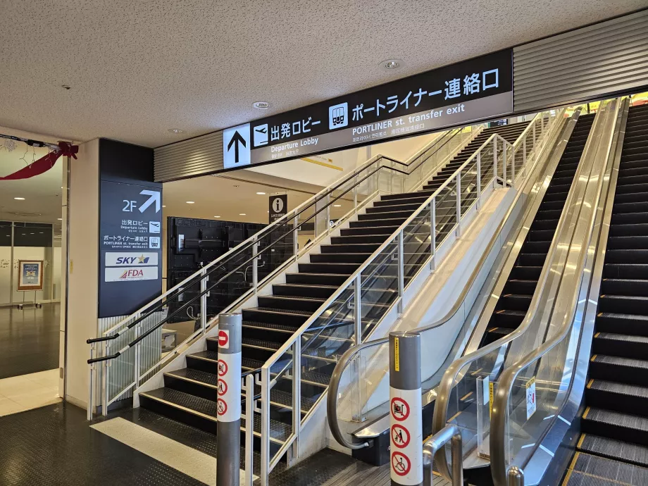 Trappen mot Portliner-monorailen