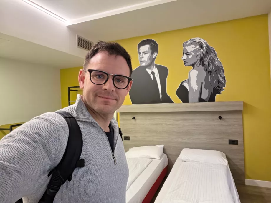 Jeg i Hotel Meininger