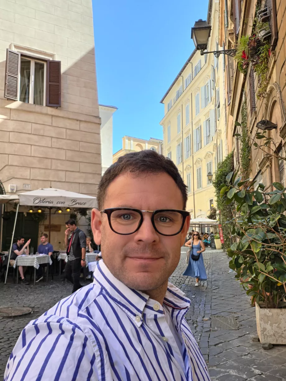 Gater i det historiske sentrum av Roma